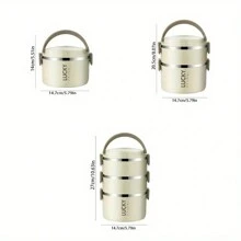 Reusable Divided Bento Lunch Box Set, Microwave & Dishwasher Safe, Leakproof, Portable Large Capacity Food Container With Fork And Spoon, With Leakproof, For Office, Cafeteria, Backyard, Home Kitchen
