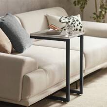 SoBuy FBT44-N Bed Table, Side Table, Coffee Table, Sofa Table, Laptop Table, Nursing Table, Approx. 30x60x40cm (WxHxD). - Grey - View 6