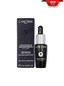 Lancôme 兰蔻 [迷你] Génifique Ultimate 双重修复精华液 7ml / 改善肤质和修复屏障 | 为了完善此皮肤修复配方以达到最佳功效，Génifique Ultimate 还含有透明质酸，可使皮肤光滑、水润和丰满，以及纯甘草提取物，可改善肤色和舒缓肌肤。 - 7ml - New - 查看 7