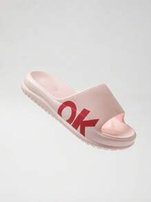 Women's Thick Sole Slippers, Comfortable, Non-Slip, Fashionable For Indoor Use, Home, Bathroom, Spring/Summer Outdoor Wear