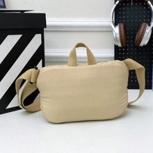 Borsa a tracolla in tela da donna casual per lavoro e pendolarismo, leggera borsa a tracolla sportiva per esterno, borsa a tracolla casual unisex - a mano
