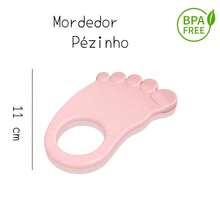 Mordedor para dentição alivio mãozinha pé infantil