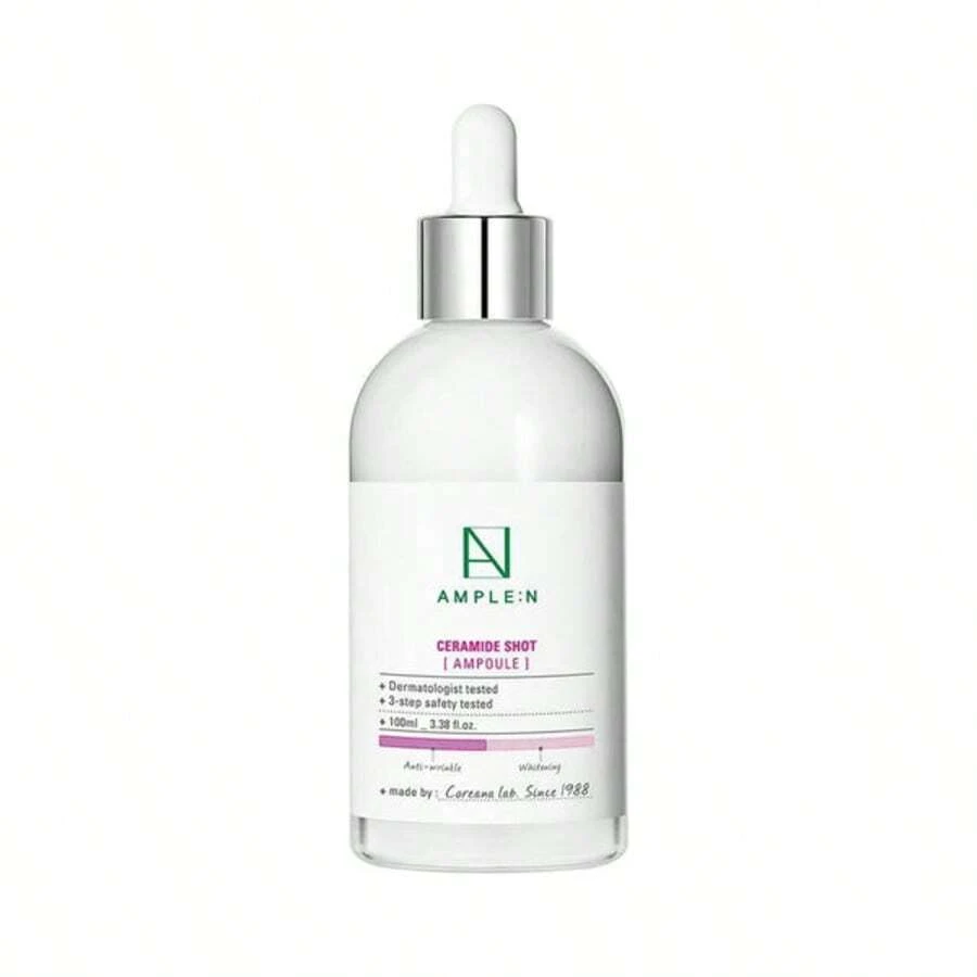 Ample:N Ceramide Shot Ampoule 100ml– Anti Aging And Hydrating Serum With Ceramide For Deep Moisturization - Dou+100ml - View 1