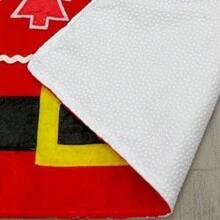 Christmas Decoration Toilet Mat Carpet Cover Christmas Atmosphere