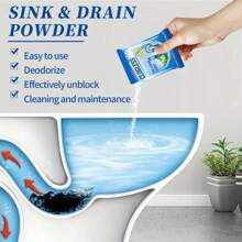 Powerful Drain Cleaner, Suitable For Kitchen, Bathroom, Floor Drain Clogging, Pipe Unclogging Powder - Multicolor - View 4