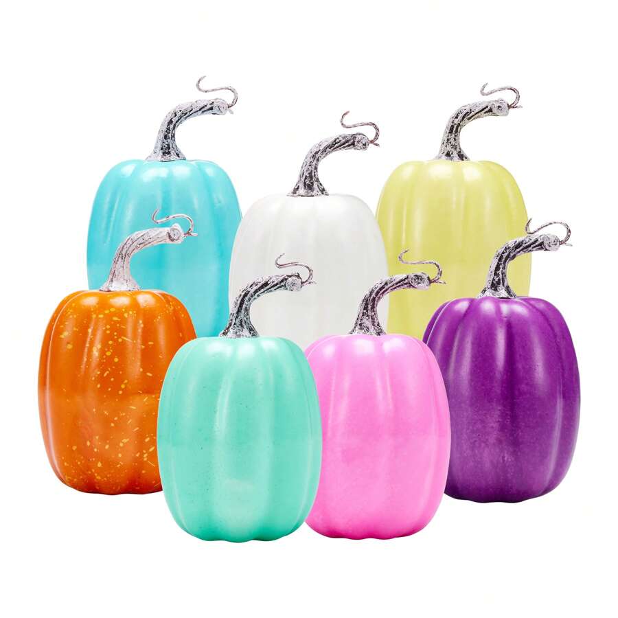 Halloween Pumpkin, Fake Pumpkin Ornament Holiday Decor Art Craft Party Favor For Bedroom Living Room