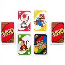 Mattel UNO - Classic Colour & Number Matching Card Game - 112 Cards - Customizable & Erasable Wild - Special Action Cards Included - Gift For Kids 7+ - DRD00 - View 5