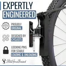 StoreYourBoard Swivel Bike Wall Rack Garage Hanger Hook 2 Pack Black 06499 - Black1 - View 5
