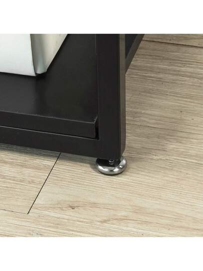 SoBuy FBT65 SCH, Side Tafel End Coffee Living Room Storage Shelf, Zwart view 7