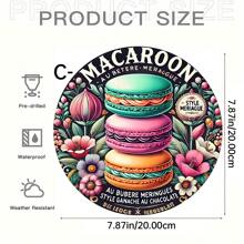 1PC Easter Macaron Theme Round Acrylic Logo - The Premier Easter Choice For Interior Home, Bar, Cafe Decoration, Easter Decoration, Ideal Holiday Decoration