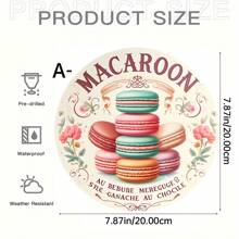 1PC Easter Macaron Theme Round Acrylic Logo - The Premier Easter Choice For Interior Home, Bar, Cafe Decoration, Easter Decoration, Ideal Holiday Decoration