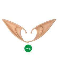2 piezas Orejas de hada para disfrazarse, accesorios de látex con orejas puntiagudas para fiestas, bailes, disfraces, accesorios para fiestas