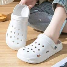 Zapatos transpirables y casuales tipo slip-on con diseño calado, sandalias planas ligeras para conducir, uso en exteriores/interiores, playa/vacaciones, unisex