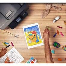 Epson WorkForce WF-3820 All-In-One Wireless Colour Printer With Scanner Copier Fax Ethernet Wi-Fi Direct And ADF Black 603 Starfish Genuine Multipack 4-Colours Ink Cartridges - Black1 - View 3