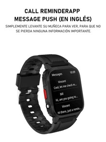 Smartwatch Hombre Reloj Deportivo Llamada 1.95 Lw9 Ineyes - Negro - Ver 5