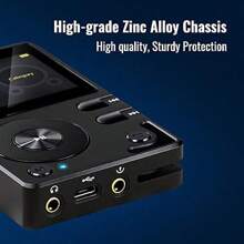 H2 HiFi MP3 Player With Bluetooth High Resolution Bluetooth MP3 Music Player Lossless DSD DAC FLAC Portable Digital Audio Player With 64GB Memory Card Support Up To 256GB - Black1 - View 7