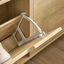 SoBuy 4 Flip-Drawers Shoe Cabinet Shoe Rack Shoe Storage Cupboard Organizer Unit Natural W100 X D19 X H90cm FSR100-N - Brown - View 8