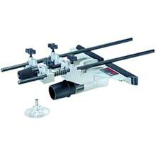 RA1054 Deluxe Router Edge Guide With Dust Extraction Hood And Vacuum Hose Adapter - as pic - View 1