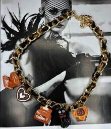 Collar Chunky - Café integral - Ver 1