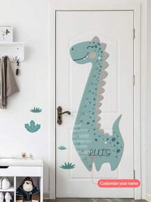 1pc Personalized Kids Height Growth Chart Wall Decals, Animal Design Measurement Wall Stickers For Children's Bedroom, Nursery, Play Room Decoration, Boys Girls Baby Gifts Birthday Graduation