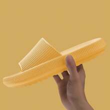 [Recommend Buying One Size Up] New Fashion Versatile EVA Slippers, Simple Striped Indoor/Outdoor Bathroom Slides, Soft Non-Slip Thick Sole, Lightweight & Comfortable, Luxurious "Comfortable" Couple Slippers, Design