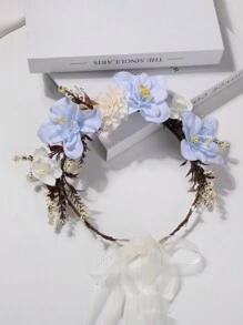 1pc Girls/Teens Minimalist Elegant Camellia Flower Headband - Multicolor - View 11