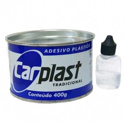Massa Plastica CARPLAST 400G BRANCO CA135