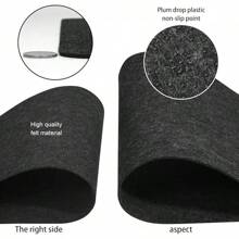 Felt Desk | Computer Desk(36x12Inches) | Large Felt Mouse Pad And Keyboard | Desk Protector Office | Dark Gray - 深灰色 - 查看 6