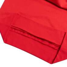 Adidas Áo nỉ thể thao nam M 3S FT SWT dành cho chạy bộ, tập luyện thể dục, tập luyện thường ngày JE6373 - Đỏ ruby/đen - Xem 5