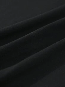 Conjunto de pijama de mujer con top sin mangas en unicolor y pantalones con estampado floral ditsy, ropa de alta gama de estilo francés para el verano - Multicolor - Ver 7