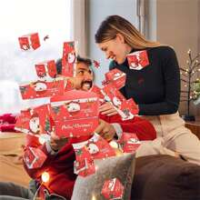 Bring On The Christmas Cheer With Our Santa Surprise Bouncing Box Set - Red  Green Edition Perfect Holiday Gift For Kids And Adults