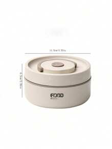 Kompakte isolierte Lunchbox mit Deckel - mikrowellengeeignet, tragbare Bento-Box für Büro & Outdoor-Nutzung, einstöckig, Weihnachtsgeschenke, Halloween-Geschenke