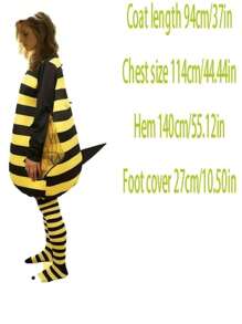 3pcs/Festive Carnival Party Honeybee Ladybug Costume Combination Props - Yellow - View 3