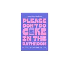 1 pieza Pintura en lienzo sin marco con cita "Por favor, no lo hagas en el baño" Impresión de "Lindo trasero" Regalo divertido Decoración de pared de baño Cartel de arte
