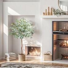 Local Shipping/3FT Simulated Fake Tree Artificial Plants, 2Pack Faux Plant, Artificial Tree For Home Office Living Room Decor Indoor