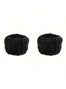 Set de 3 diademas faciales (diadema con lazo, diadema + muñequera, muñequera de toalla) - Diadema y muñequera reutilizables para spa, diadema esponjosa de unicolor, diadema de felpa, diadema de yoga, diadema de fibra fina, muñequera de mujer, diadema para maquillaje facial con banda elástica ajustable - Adecuado para limpieza de baño, artículos esenciales de viaje y regalos, diadema para el cuidado de la piel, belleza, productos para el cuidado de la piel, spa, autocuidado, herramientas para el cuidado de la piel, cuidado facial, suministros para esteticistas, piel, limpiador facial - Multicolor - Ver 22