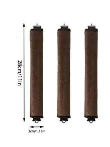 3pcs Hair Styling Tool Set, Heatless Curlers, Convenient Hair Roller Curling Tool, Elastic Hair Curler, Sleep Hair Styling Tool, Ladies Foam Curlers - Multicolor - View 3