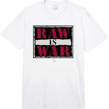 WWE Raw Is War Box Logo Comfort Colors Adult Heavyweight T-Shirt - trắng - Xem 1
