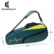 GreatSpeed 2025 New GREATSPEED Tennis Bag Badminton Raquet Sports Bag One Shoulder Pack Men Women Racket Bags Capacity 3 Rackets Backpack Tennis Bag Padel Bag