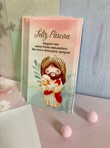 50 Easter Gift Cards - Christian Easter Tag - Ready For Delivery - 彩色 - 查看 2