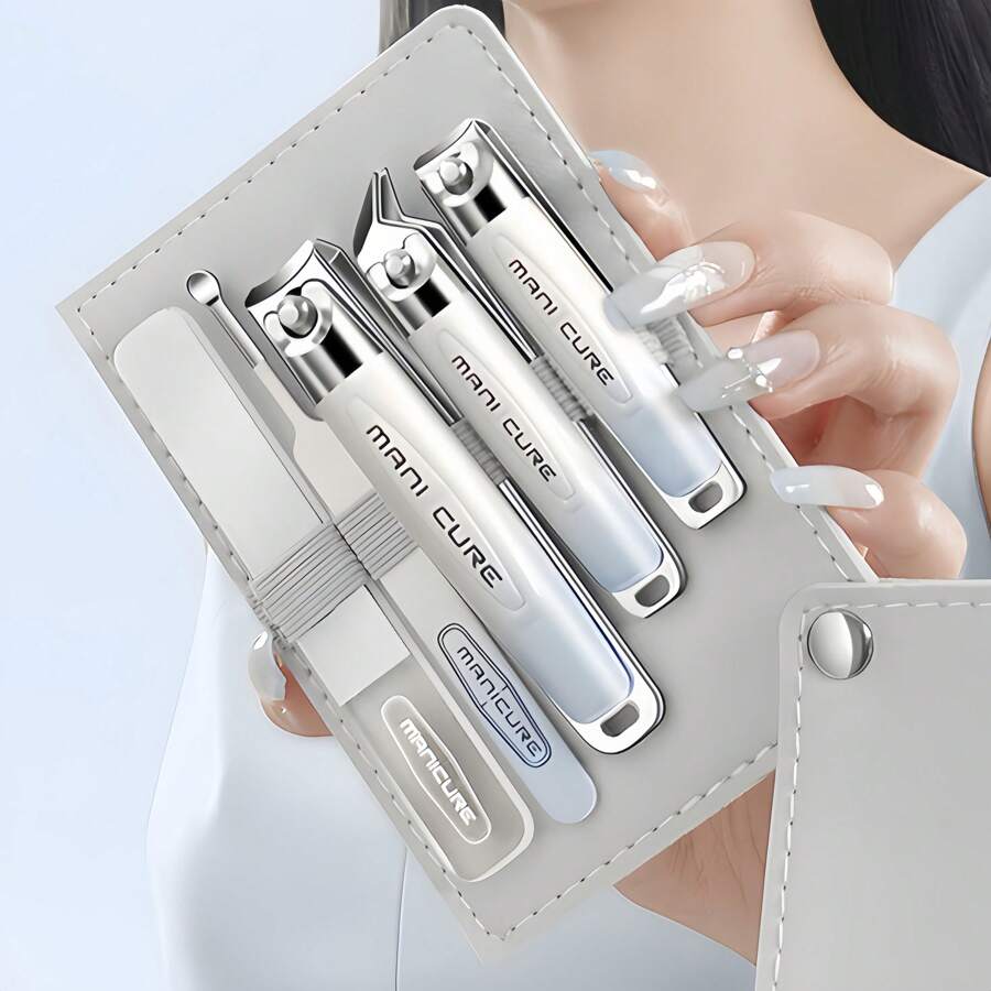 Bộ 4/5 món/bộ kềm cắt móng tay, Bộ chăm sóc móng tay cá nhân Bộ kềm cắt móng tay Bộ làm móng tay chuyên nghiệp Bộ làm móng chân Phụ kiện nam/nữ Bộ chăm sóc cá nhân Bộ chăm sóc móng tay Quà tặng cho nam giới Chồng Bạn trai Cha mẹ