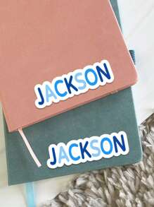 10pcs Custom Name Sticker | Personalized First And Last Name Sticker | Personalized Laptop Sticker | Water Bottle Name Sticker | Boys Personalized Custom Name Water Resistant Label For Daycare, School, Etc | Homecoming Season | Valentine's Day Back To School,Multi-Functional,Ornamental,Letter,Stylish,Modern,Colorful,Cute,Adorable,Casual,Custom,Personalised,Unique,Customized,Ideal Gifts For Him,Ideal Gifts For Her