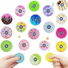 Donut Fidget Spinners Brinquedos, Fidget Spinners Aliviam Estresse e Ansiedade Depressão Brinquedos de Mesa Adultos, Hand Spinners Melhores Brinquedos para Mãos Pequenas Lembrancinhas de Festa de Aniversário, Enchedor de Sacola de Presente, Enchedor de Pinhata, Estilos de Cores Aleatórias