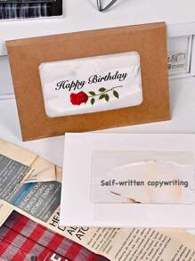 3 件火焰燃烧贺卡 DIY 手工燃烧信封纸、材料包贺卡、节日惊喜礼物，适用于情人节生日圣诞节周年结婚求婚 - 3pcs火焰燃燒賀卡 - 查看 6