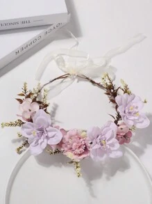 1pc Girls/Teens Minimalist Elegant Camellia Flower Headband - Multicolor - View 7