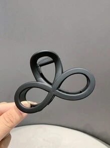 1 pièce Pince à cheveux de style princesse doux et délicat, de texture de haute qualité, de style bohème mignon, simple et élégant, de style loisir et vacances 8,5 cm/3,3 pouces, couleur marron foncé mat, convient aux femmes et aux filles pour l'utilisation quotidienne, queue de cheval haute, trajet, festival, fête, cadeau. Accessoire pour cheveux, pince à cheveux, barrette, pinces à cheveux