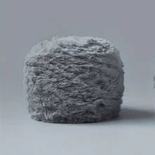 Big Ball 100 Grams Faux Fur Soft Yarn 100% Polyester Yarn For DIY Crochet Knitting Projects Like Throw Blanket Scarf Hat & Other Hometextile Products