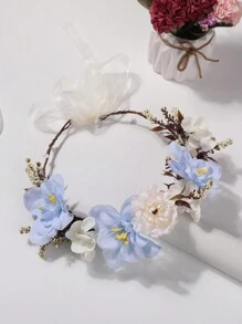 1pc Girls/Teens Minimalist Elegant Camellia Flower Headband - Multicolor - View 10