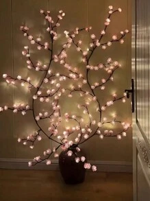 1pc 144 LED Flower Vine Branch Light - USB Powered/8 Modes/DIY Gift And Romantic Decor | Living Room, Bedroom, Outdoor | Ideal For Valentine's Day, Thanksgiving/New Year Party Decoration