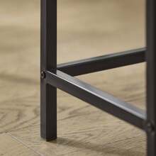 SoBuy OGT10-PF, Bar Set-1 Bar Table And 2 Stools, Home Kitchen Breakfast Bar Set Furniture Dining Set - Grey - View 5